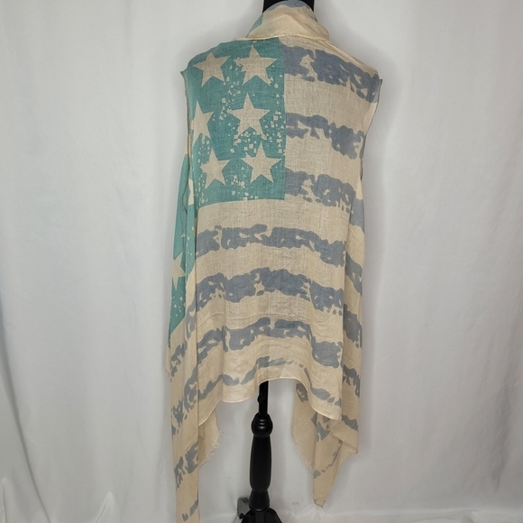 American Flag Pastel Cover-Up - OS - Picture 4 of 11